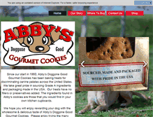 Tablet Screenshot of dogsloveabbys.com